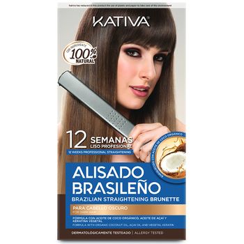 Kativa Kit Alisado Brasileño Cabello Oscuro