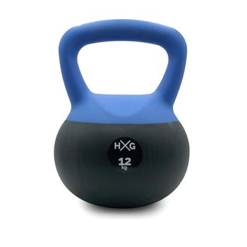 Pesa Rusa O Pesa Kettlebell Pvc 12 Kg. Con Revestimiento De Vinilo.