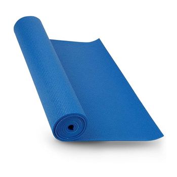 Esterilla De Yoga Antideslizante Pvc, 163 Cm. X 61 Cm. Y Con 0,6 Cm. De Grosor Permiten Que Sea Muy Ligera Y Portátil.