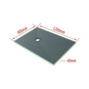 Aica Plato De Ducha De Xps, Tablero De Aislamiento Impermeable, Panel De Construccion, 1200x900x40mm