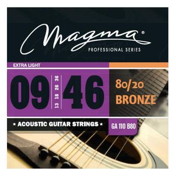 Magma Ga100b80 Juego De Cuerdas De Guit. Acústica