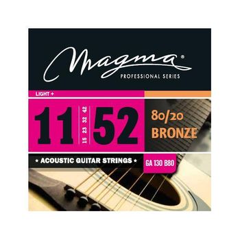 Magma Ga130b80 Juego De Cuerdas De Guit. Acústica