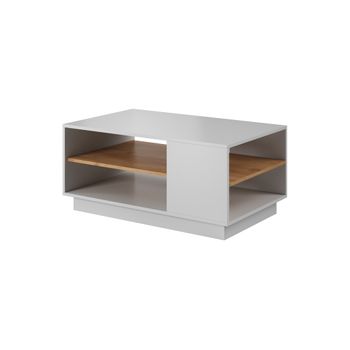 Mesa De Centro 3d G 100x60x46 Blanco & Crema