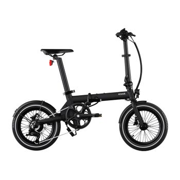 Bicicleta Plegable Electrica Eovolt Morning  Negra