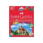 Faber Castell Estuche Lapices Colores Surtidos 24 Ud Madera 120124