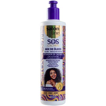 Salon Line Activador De Rizos Mezcla De Aceites 300 Ml