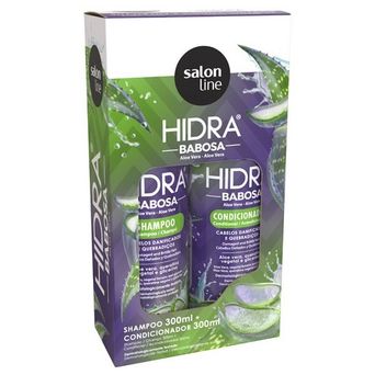 Salon Line Champú Hidratante Con Aloe Vera 300 Ml + Acondicionador 300 Ml