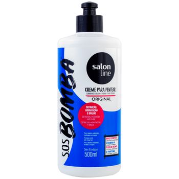 Salon Line Crema Para Peinar Original Sos Bomba 300ml