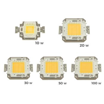 Pack De 2 Placa Led Para La Reparacion De Focos Led 3000 K Cálido Varios Watt | 10 Watt