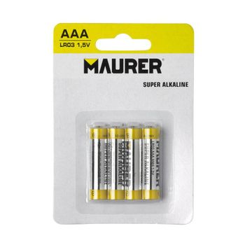 Pila Maurer Alcalina Aaa / Lr03  (blister 4 Piezas)