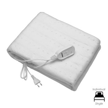 Calientacamas Cama Individual 80 X 150 Cm 3 Niveles De Temperatura Lavable - Neoferr..