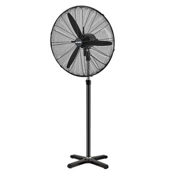 Ventilador Pie Ø 70 X195 Cm. Negro 190 W. Oscilación Automatica, Altura Regulable, Cabezal Inclinable, Base Estable 60x60 Cm.