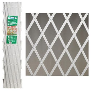 Celosia Pvc Blanca Extensible 2x1 Metros - Neoferr..