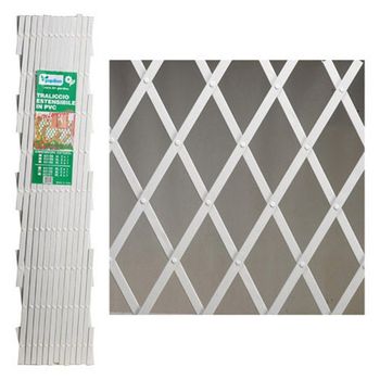 Celosia Pvc Blanca Extensible 4x1 Metros - Neoferr..