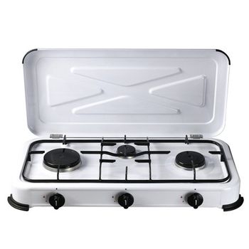 ▷ Cocina portatil gas seh024800 2 fuegos de super ego ®