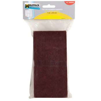 Fieltro Adhesivo 1mt X 85mm Blist Marron