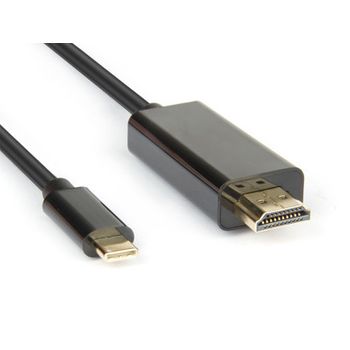 Hamlet Xvauc-hdm4k20 Adaptador De Cable De Vídeo 2 M Usb Tipo C Hdmi Tipo A (estándar) Negro