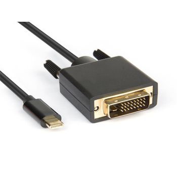 Hamlet Xvauc-dv4k20 Adaptador De Cable De Vídeo 2 M Usb Tipo C Dvi Negro