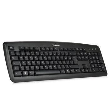 Hamlet Xkkita2-u4w-bk Teclado Usb Qwerty Inglés Negro