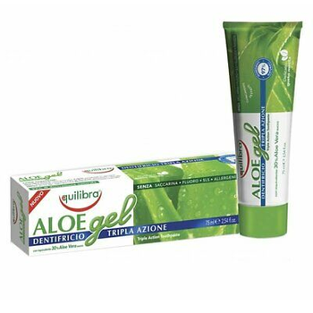 Equilibra Gel Dentífrico De Triple Acción De Aloe Vera 75 Ml