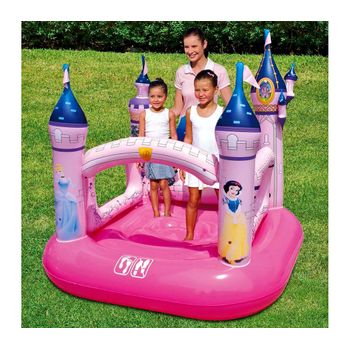 91050 Castillo De Princesas Disney Inflable Bestway 157x147x163 Cm