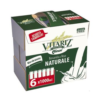 Bebida De Arroz S/g Bio 6x1l Vitariz