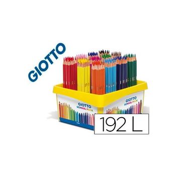 Lapices De Colores Giotto Stilnovo School Pack De 192 Unidades 12 Colores X 16 Unidades