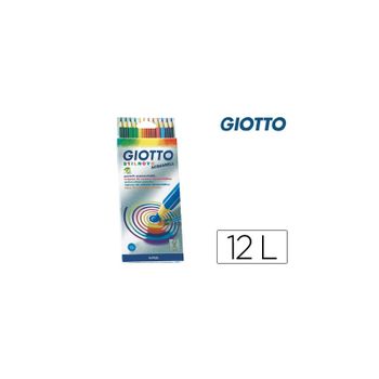 Lapices De Colores Giotto Stilnovo Acuarelables Caja De 12 Colores