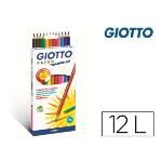 Lapices De Colores Giotto Elios Supermina Caja De Carton 12 Colores Mina De 3 3 Mm