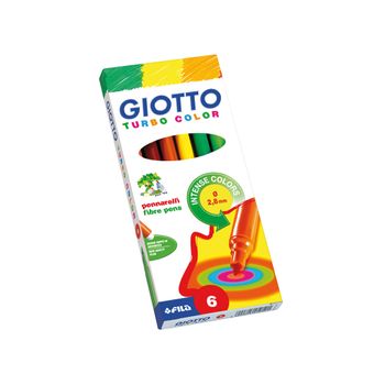 Set 6 Rotuladores Giotto Colores