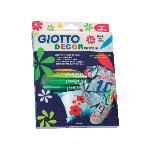 GIOTTO Estuche de 12 rotuladores textiles. Colores surtidos - 494900