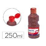 Tempera Escolar Giotto Purpurina Glitter 250 Ml Bronce