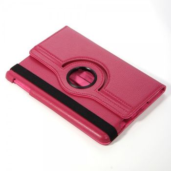 Funda Compatible Con Ipad Mini Piel Sintética Rotación 360° Soporte Giratorio | Rosa