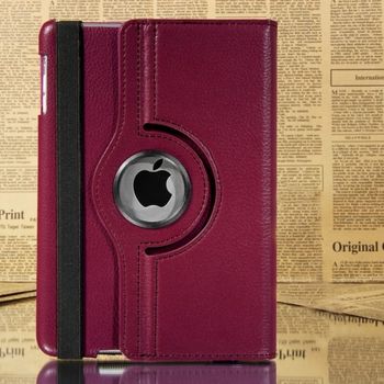 Funda Compatible Con Ipad Mini Piel Sintética Rotación 360° Soporte Giratorio | Violeta