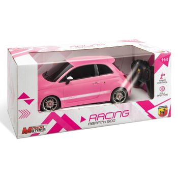 Coche Racing Abarth Rosa Radio Control En Preventa (salida 28/06/2019)