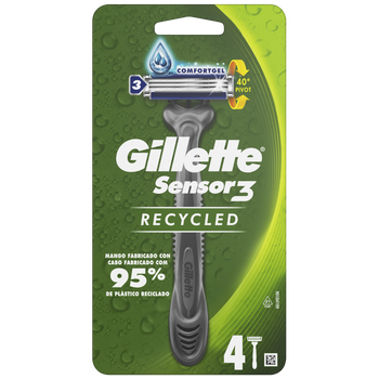 Gillette Sensor3 Recycled 4 Unidades