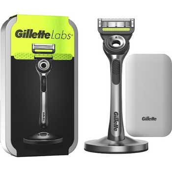 Gillette Labs Máquina Con Barra Exfoliante + Estuche De Viaje