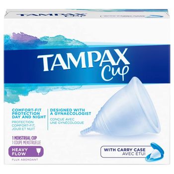 Tampax Copa Flujo Abundante 4 X 1