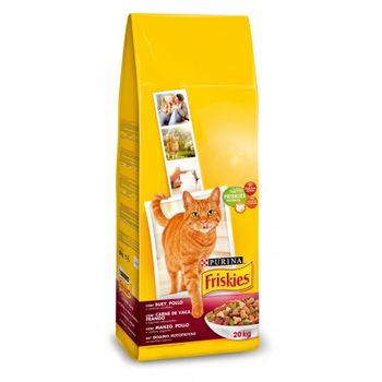 Pienso Purina Friskies Buey&pollo&verduras Para Gatos - 20kg