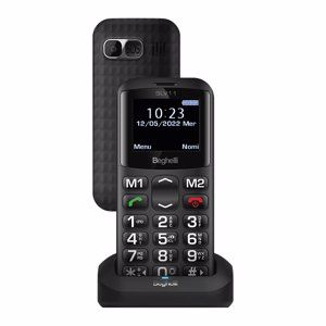 Beghelli Slv11 4,5 Cm (1.77') 71 G Negro Teléfono Para Personas Mayores