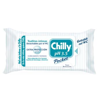 Toallitas Íntimas Extra Pocket Chilly (12 Pcs)