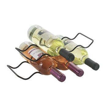 Botellero Apilable de Plástico para Vino (60 cm x 25 cm x 13,5 cm