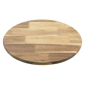 Tabla Cortar Giratoria Madera Acacia Lazy Susan Marca Metaltex