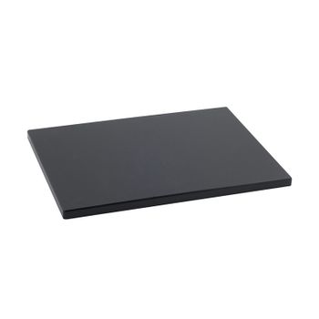 Metaltex Tabla Profesional Cocina 29x20x1.5 Color Negro. Polietileno