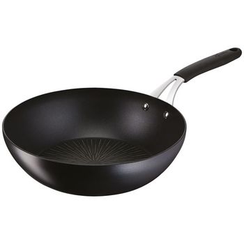 Lagostina Sartén Wok De Aluminio 28cm Negro - 012165041828