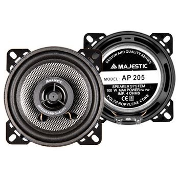 New Majestic Ap-205 Altavoz Audio Alrededor De 2 Vías 100 W 2 Pieza(s)