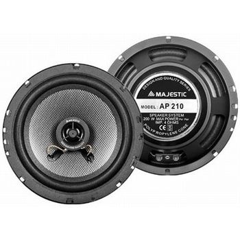 New Majestic Ap-210 Altavoz Audio Ovalado De 1 Vía 200 W