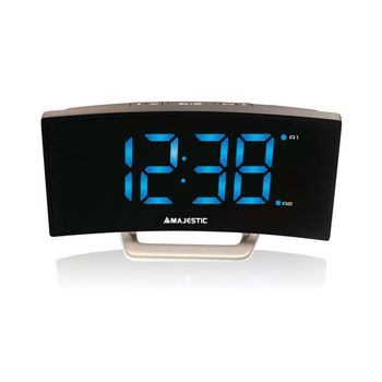 New Majestic Sve-234 Reloj Despertador Digital Negro