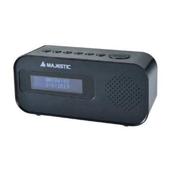 New Majestic Rs-115 Dab Portátil Analógico Y Digital Negro