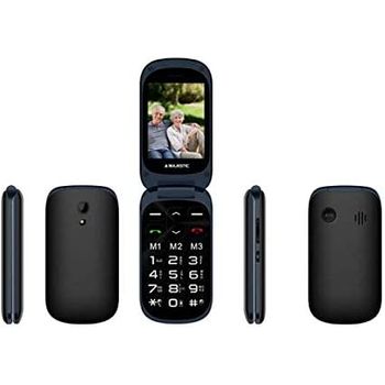 New Majestic Tlf-sileno 52 Flip 7,11 Cm (2.8') 93,6 G Negro Teléfono Para Personas Mayores